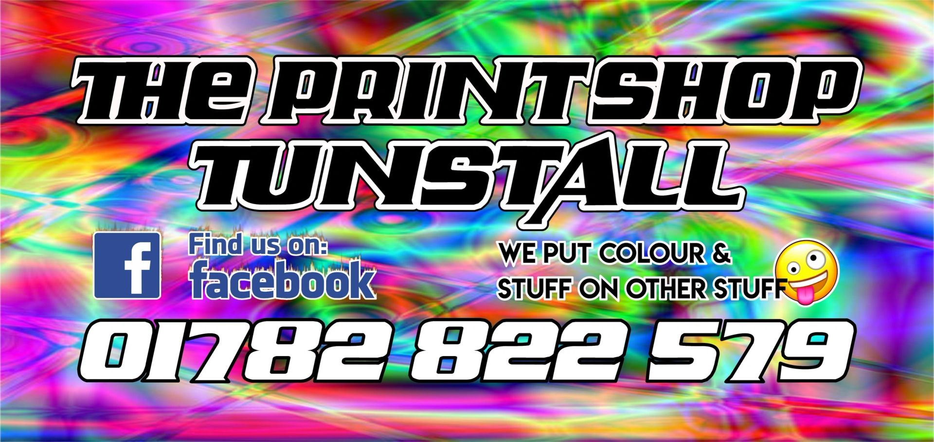 The Print Shop Tunstall — We put colour & stuff on other stuff