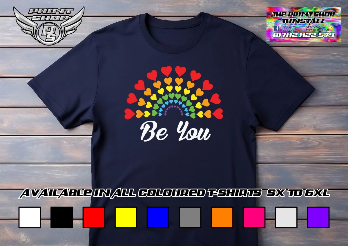 Be You Rainbow Hearts