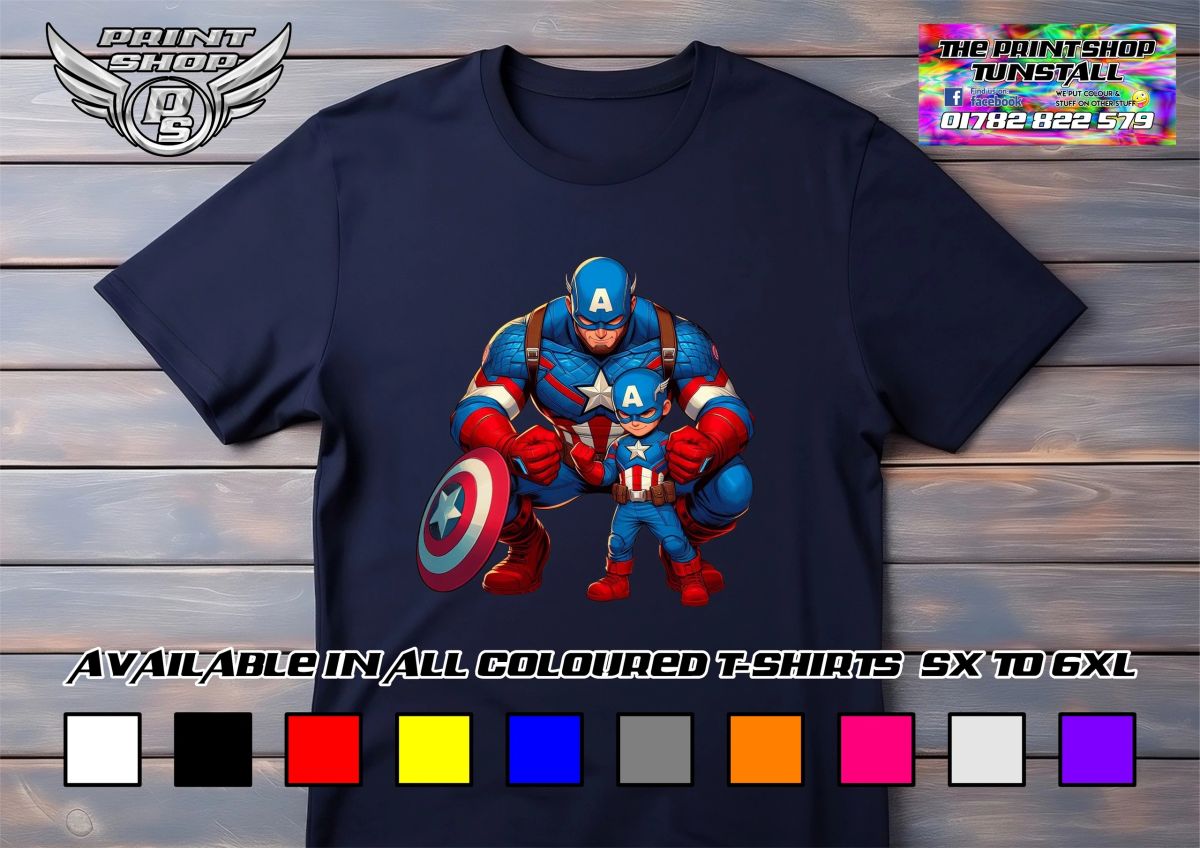Captain America Dad and Son 03