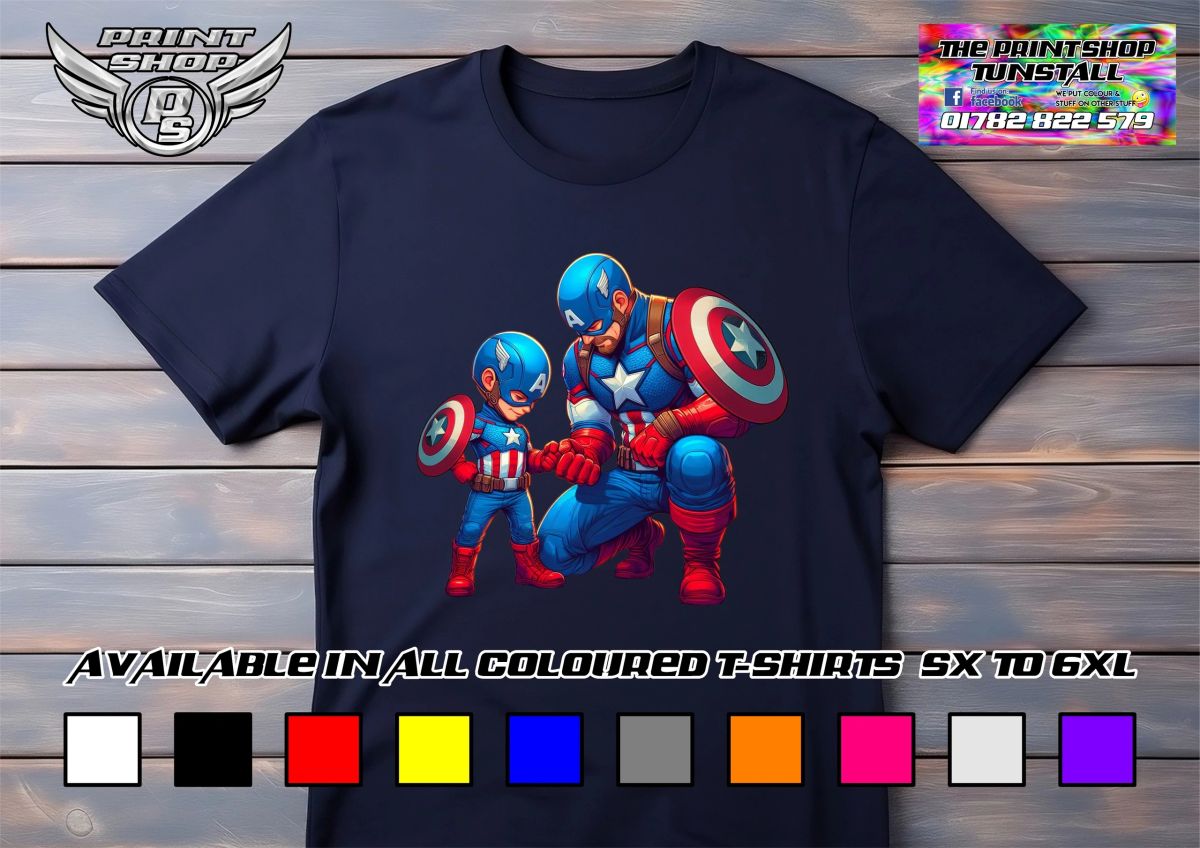 Captain America Dad and Son 04