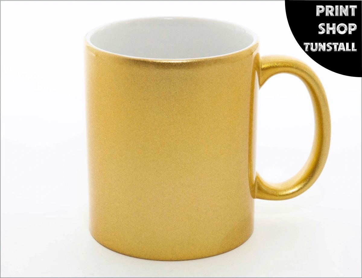 Gold Glitter mug