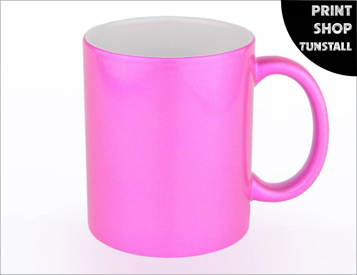 Pink Glitter mug