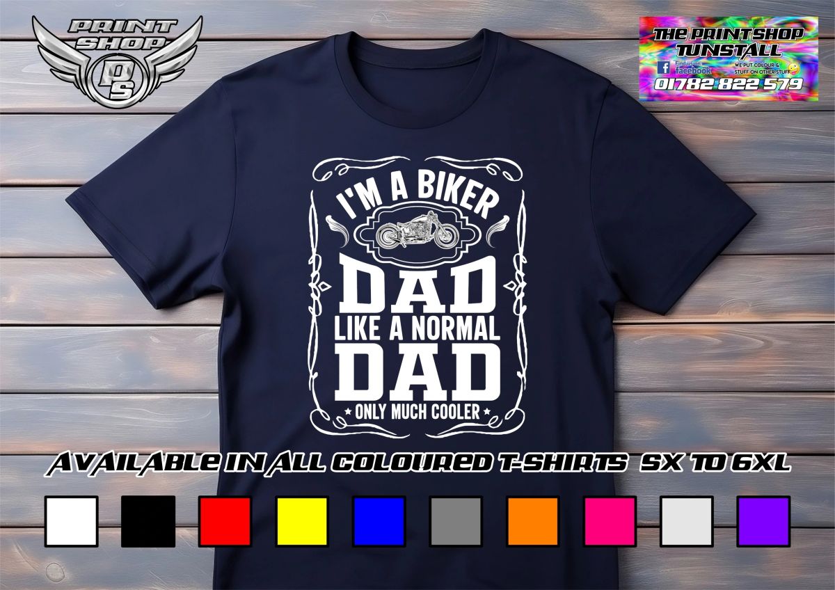 I'm a biker dad like a normal Dad only much cooler