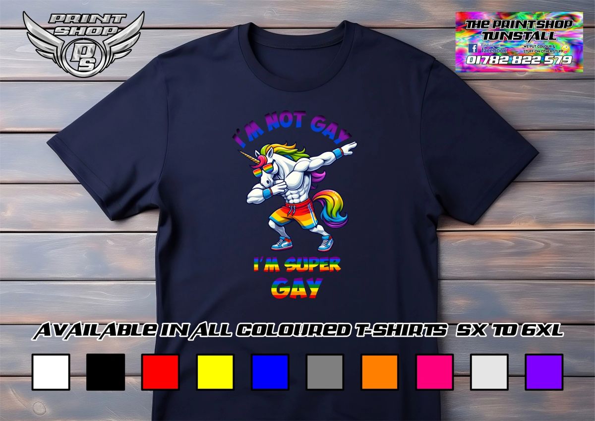 Unicorn I'm Not Gay I'm Super Gay 03